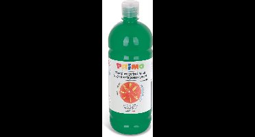 Primo Beginner's kant-en-klare plakkaatverf, 1000 ml flacon met doorstroomdop donkergroen