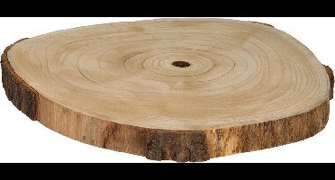 Dijk Natural Collections Plateau Paulownia hout 40 cm