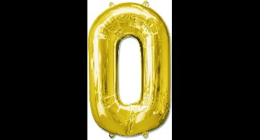 Cijfer 0 - Goud XL