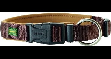 Hunter halsband voor hond neopreen vario plus bruin / caramel 010_60-65 cmx25 mm