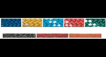 Gekleurd Dubbel Gevlochten Touw 32 Strengs Cyaan/Wit (diameter: 10mm) (POL2269813710)