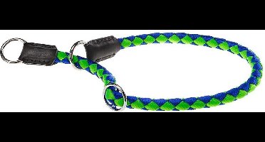 Ferplast Hondensliphalsband Twist 35 X 1,2 Cm Nylon Groen/blauw