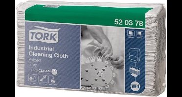 Tork Industrial  Gevouwen Reinigingsdoek Grijs W4