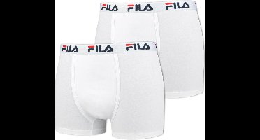 Fila heren boxershorts 2 pack  wit maat M