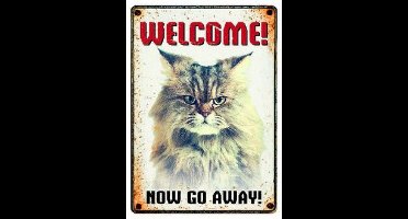 PLENTY GIFTS | Plenty Gifts Waakbord Blik Grumpy Cat