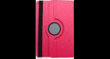 Shop4 - Geschikt voor Huawei MediaPad M6 10.8 Hoes - Rotatie Cover Lychee Roze