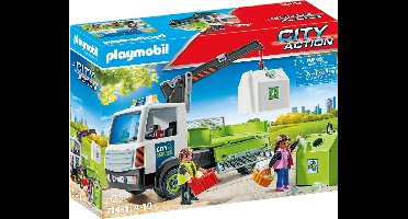 PLAYMOBIL City Action Glasbak ophaaldienst - 71431