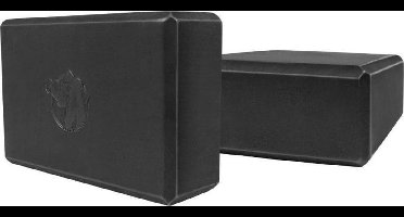 Gorilla Sports Yoga Blokken - Yoga - Pilates - Set van 2 - Zwart