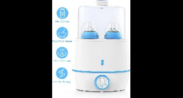 Amalee - Flessen verwarmer - Fles Sterilisator - Dubbele Fles verwarmer - Voor moedermelk - Poedermelk - Ook geschikt om groente hapje te verwarmer -