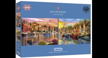 Sails at Sunset Puzzel (2 x 500 stukjes)