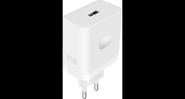 Originele OnePlus SuperVOOC 80W Snellader USB-A Adapter Wit