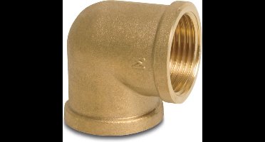 BOSTA Nr. 90 - Messing knie 90° 3/4x3/4