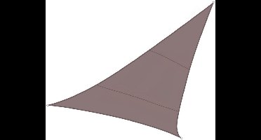 Perel Schaduwdoek, waterafstotend, 5 x 5 x 5 m, 160 g/m², polyester, driehoek, taupe
