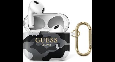 Guess - GUA3UCAMG - AirPods - 3 - cover - zwart/zwart - Camo - Collection
