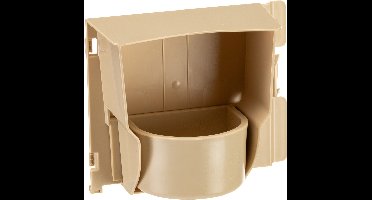 Ferplast Voerbak Brava 4 16.5x9.5x14 cm Beige