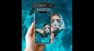 TECH-PROTECT - UWC7 - UNIVERSELE WATERDICHTE BEHUIZING 6,9 INCH ZWART/ORANJE