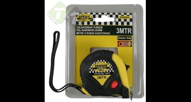 Rolmaat, Rolbandmaat, Rubber, 3 meter, Benson meetband