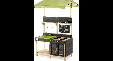 EXIT Yummy 300 Houten Buitenkeuken - Modderkeuken - Speelkeuken voor Buiten - Kinderen - FSC Hout - Naturel