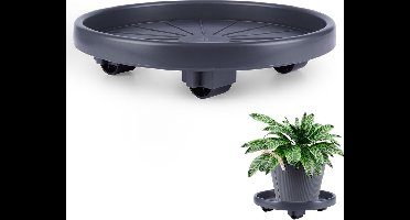Plantenroller 30 cm - Plantentrolley - Plantenrek - Plantenstandaard - Plantenonderzetter - Planten Trolley Op Wieltjes