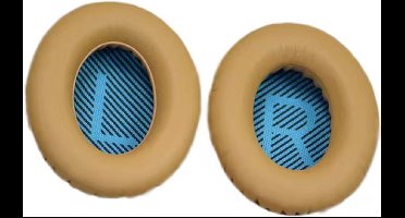 New Age Devi - Vervangings oorkussens geschikt voor Bose Quiet-Comfort 25 QC25 oorkussen-oorkussens in stijlvol bruin!