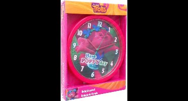 Trolls Have a Poppy day wandklok ø 24 cm.