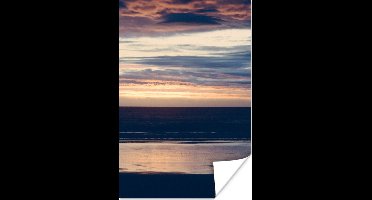 Poster Landschap - Water - Avond - 20x30 cm