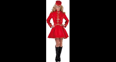 Magic Design Verkleedjurk Piccolo Dames Polyester Rood Maat L