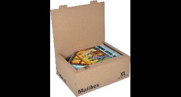 Colompac verzenddoos extra large, ft 46 x 33,5 x 17,5 cm, bruin 10 stuks