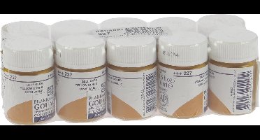 Talens plakkaatverf Extra Fijn flacon van 16 ml, gele oker 10 stuks