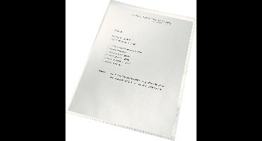 Insteekmap L-model Leitz Re:cycle A4 PVC 0.15mm transparant - 5 stuks