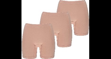 Dames Bamboe short zonder naden 3 pack beige
