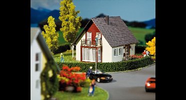 Faller - Eengezinswoning, vine rood - modelbouwsets, hobbybouwspeelgoed voor kinderen, modelverf en accessoires