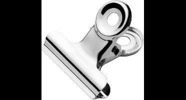 Westcott bulldog klem - 30,6x7,1mm - metaal - zilver - 10 stuks - papierklem - AC-E10901