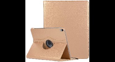 Ntech Hoes geschikt voor Apple iPad iPad Pro 11 inch hoesje 360° Rotating hoesje Case + 4 in 1 Styuls Goud