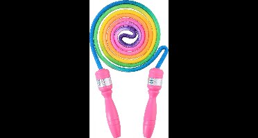 Springtouw regenboog 210cm