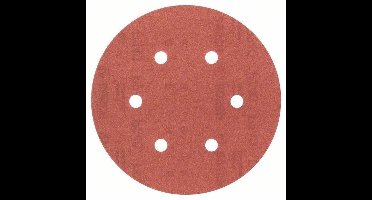 Bosch 5-delige schuurbladset voor excenterschuurmachines 150 mm geperforeerd - korrel 240