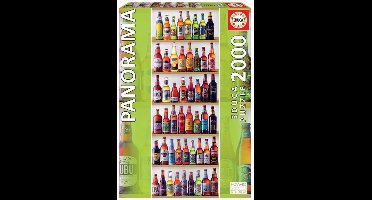 Legpuzzel - Panorama - 2000 stukjes - Bier uit de Hele Wereld  -  Educa puzzel
