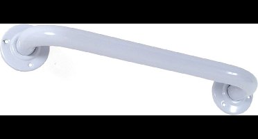 Gerimport Wandbeugel - 30 cm - wit - RVS - Badkamer/Douche handgreep