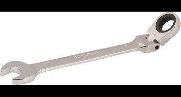 Silverline Flexibele steek-ringratelsleutel 17 mm