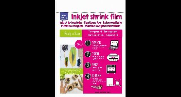 Vaessen Creative Krimpfolie (inkjet) A4 Transparant 25pcs