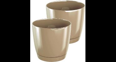 Bloempot Rond Duop 24cm MOKKA Prosperplast