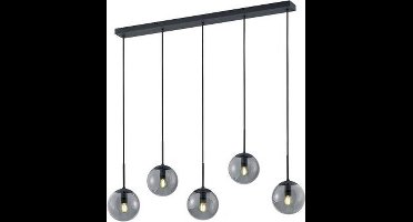 TRIO BALINI - Hanglamp - Antraciet - excl. 5x E14 28W