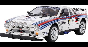 Tamiya 1:10 RC auto Elektro Straatmodel RC Lancia 037 Rallye TA-02S Brushed 4WD Bouwpakket TA-02SW