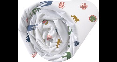 Matt & Rose Hoeslaken African Spirit - Eenpersoons - 90 x 190/200 cm - Katoen