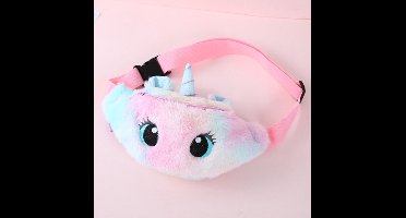 Kinder Heuptasje – Eenhoorn – Unicorn – Meisjes – Pluche – Roze