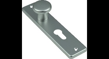 Ami Knopkortschild - diameter knop 40mm - 180x41x6,5mm - PC 55 - aluminium F-2