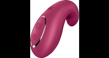 Satisfyer, vibrator, oplegvibrator, 'Dipping Delight', 2 motoren, gemaakt van siliconen