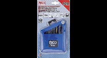 Linkse tapset met boren - beschadigde schroeven boor en uitdraai set - 10-delig - BGS6780