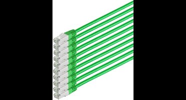 Patchkabel cat 6 S/FTP PIMF HF VE10 grün 0,25m