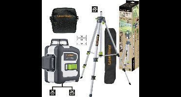 Laserliner CompactPlane-Laser 3G Set 150 3D-laser Incl. tas, Incl. statief Reikwijdte (max.): 30 m